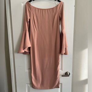 Bardot Blush Long Sleeve Dress